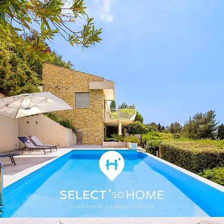 Select'sohome - T2 Vue Avec Piscine Privee Et Services Inclus - Cielo * Le Lavandou