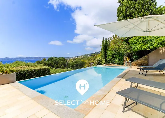 Select'sohome - T2 Vue Avec Piscine Privee Et Services Inclus - Cielo Lägenhet Le Lavandou